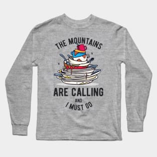 Mountain Of Dirty Dishes - Home Quarantine Diaries Long Sleeve T-Shirt